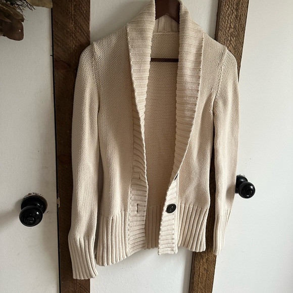Vintage Y2K Women’s Shawl Collar Heavy Cardigan Sweater EUC - Picture 5 of 16